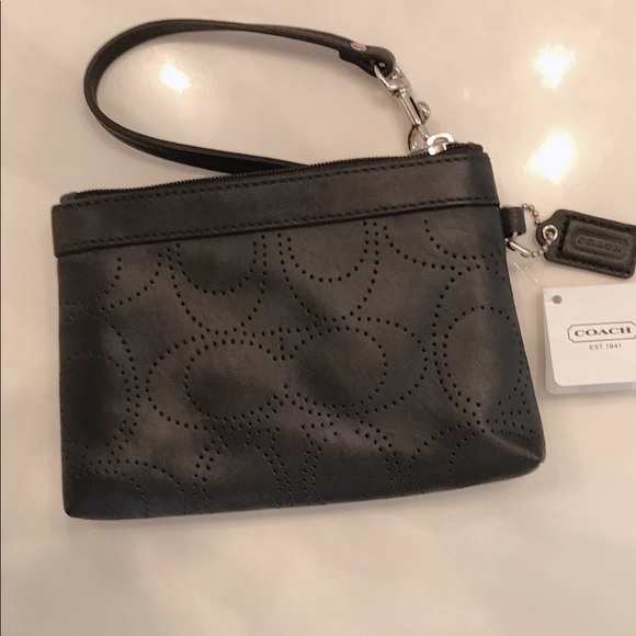 NWT coach • eyelet wristlet - Picture 3 of 5